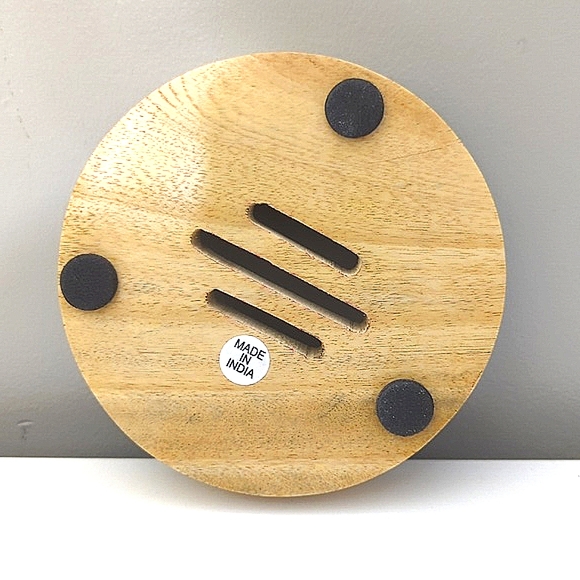 NWT handcrafted wooden soap tray - Picture 3 of 5